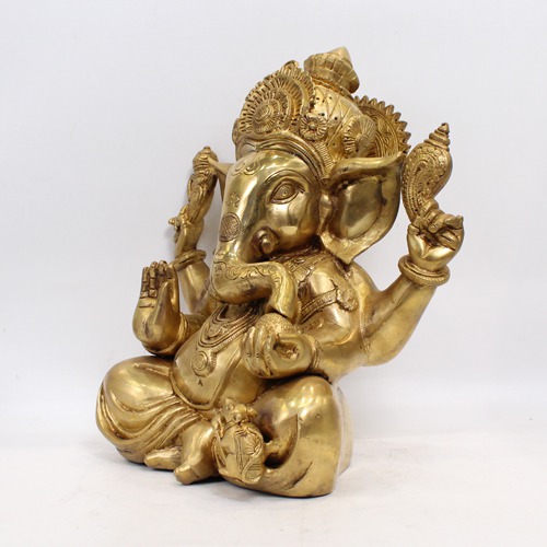 Brass Lord Ganesha Religious Statue For Home Decor