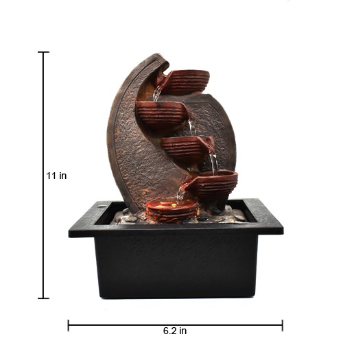 Five Layers Panti Design Water Fountain For Home And Office Decor
