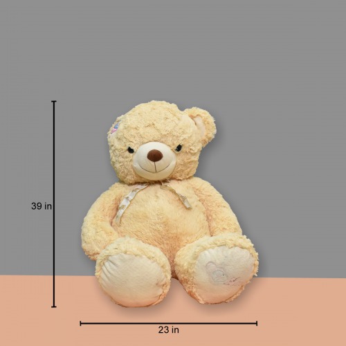 Large Size Cream Colour Teddy Bear Soft Toy