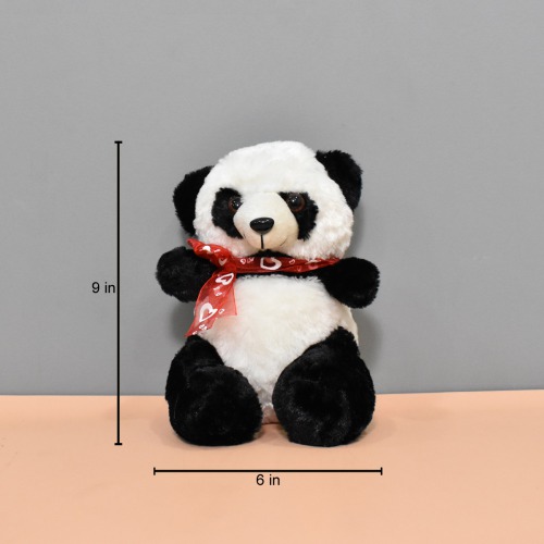 Fuffly Panda Sitting Soft Toy For Kids