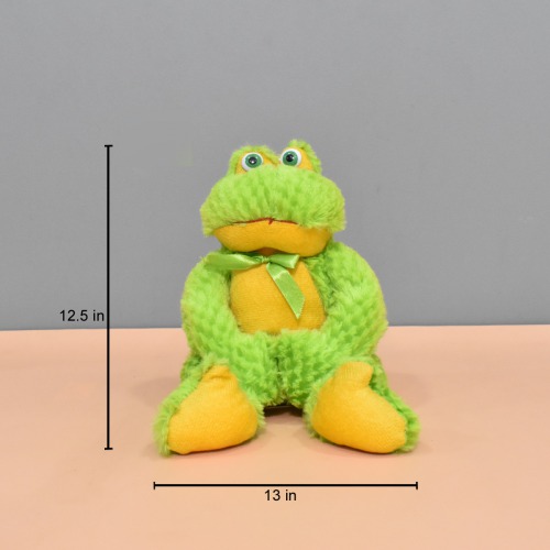 Green Mini Hug Frog Soft Toy| Washable Soft Toy For Kids