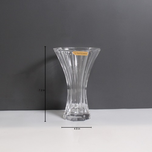 Saphir Vase Flower Pot | Glass Vase | For Money Plant | Lucky Bamboo Plant | Elegant Shaped Vase | Flower Pot