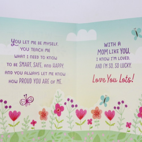With A Mom Like You I,M Ready To Take On The World Greeting Card | Mother's Day Greeting Card