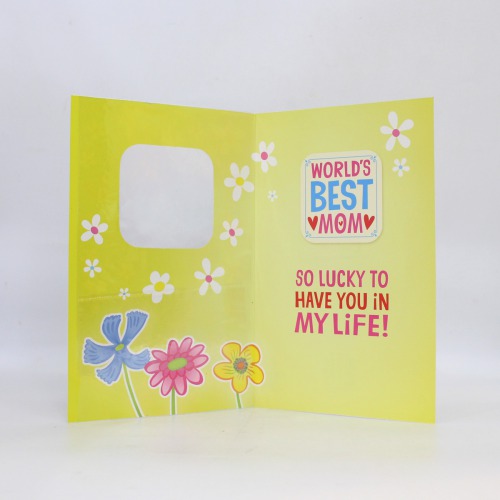 World Best Mom Greeting Card | Mother's Day Greeting Card