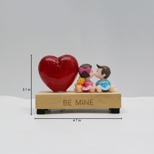 Be Mine| Deep lovers Kissing Couple With Heart And Lights