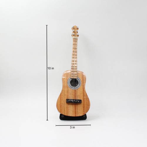 Wooden Miniature Musical Instrument Curio - Guitar