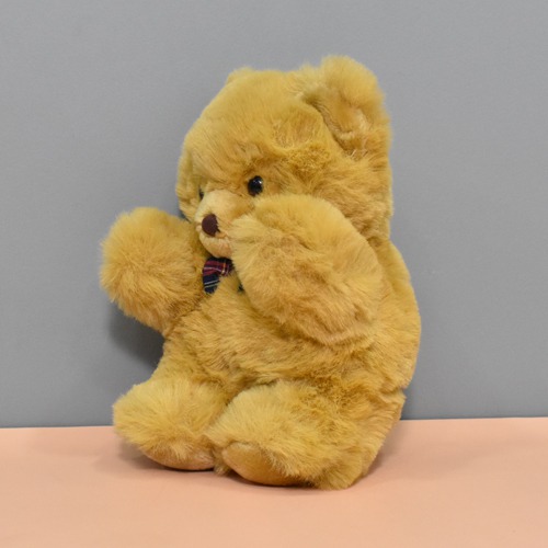 Lite Brown Mini Bear Soft Toy | Washable Soft Toy For Kids