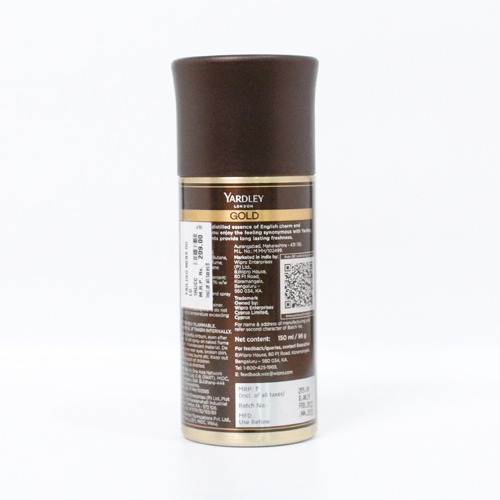 Yardley London Gold Deodorant Spray - For Men