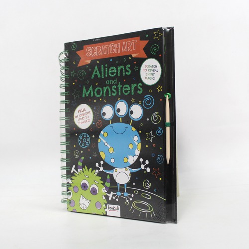 Aliens & Monsters (Scratch Art Fun) Activity Books | Magic | Mystical | Fairy tales
