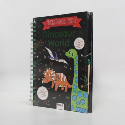 Scratch Art Dinosaur World Activity Books | Magic | Mystical | Fairy tales
