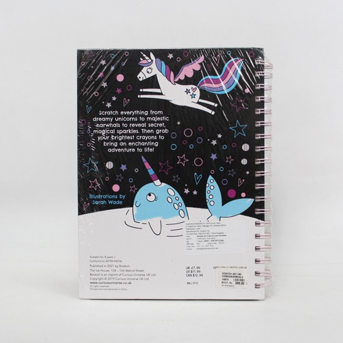 Scratch Art Unicorns and Narwhals Activity Book| For Kids
