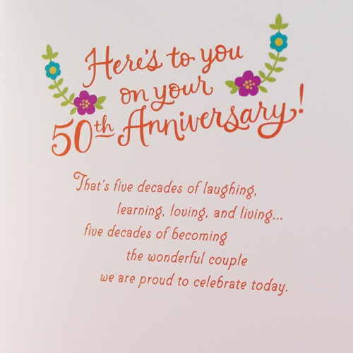 50 Year Together |Anniversary Greeting Card