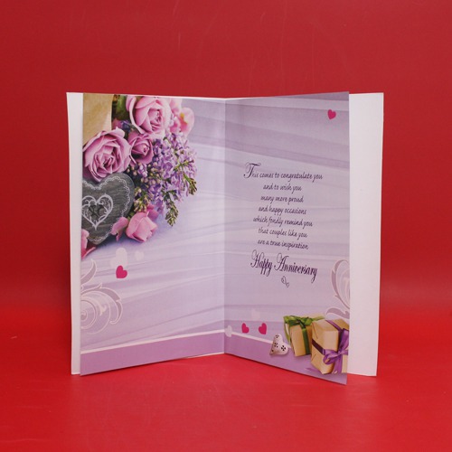 On Your Silver Anniversary With Best Wishes |Anniversary Greeting Card
