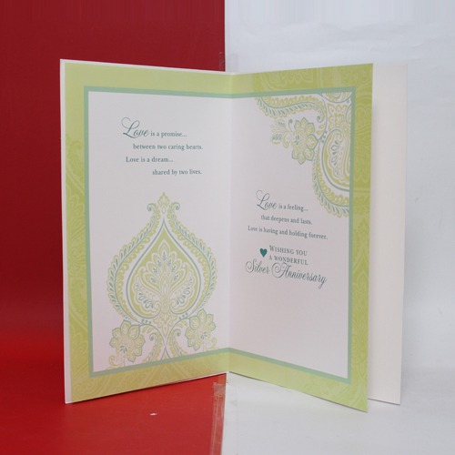 Celebrating Your 25th Anniversary |Anniversary Greeting Card