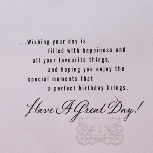 It's your Birthday It's Your Day To Feel Special | Birthday Greeting Card