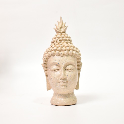 White Buddha Face Small Statue | Gautam Buddha Idol Statue for Home | living room | study room | Gifting items Decorative Showpiece