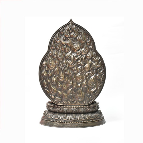 Crown Buddha With Aura | Buddha Statue for Table Decor, hand buddha figurine Decorative Showpiece Decorative Showpiece
