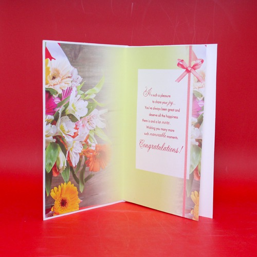 Heartiest Congratulation Just For You| Congratulation Greeting Card