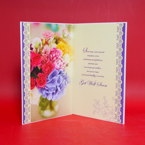 A Bouquet of Get Well Wishes | Best Wishes Greeting Card