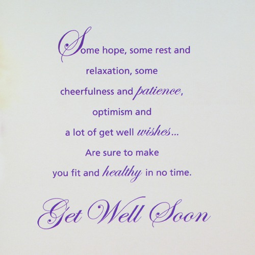 A Bouquet of Get Well Wishes | Best Wishes Greeting Card