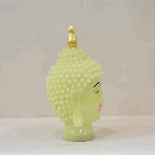 Small Face Buddha Handicraft Idol God Gautam Buddh Statue, Feng Shui Decorative Spiritual Puja Vastu Showpiece Figurine