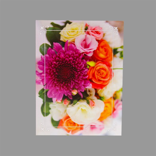Flower Printed Note Cards | 6 Different Card Set