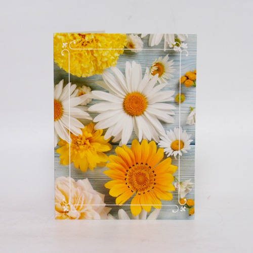 Floral Pot Blank Note Cards with Envelopes – 5 Assorted Cards for All Occasions ( Set of 10 Card)