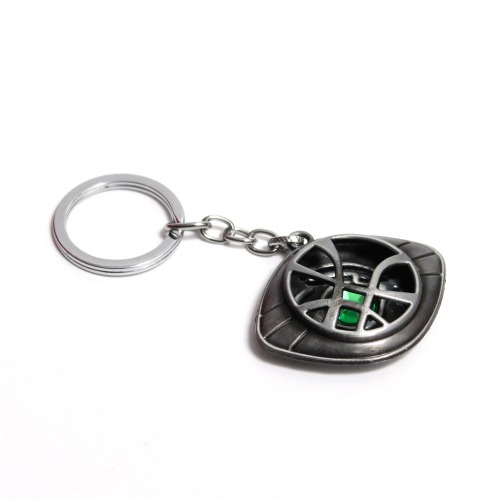 Metal Doctor strange eye of Agamotto keychain marvel keychains in Silver color