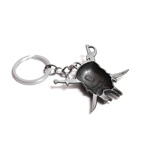 Premium Pirates Of The Caribbean Stainless Steel Keychain Metal For Gifting With Key Ring Anti-Rust