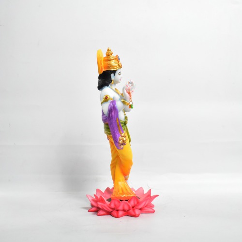 Krishna Standing In Lotus Statue | Decor Your Home | Office And Gift Your Relatives | Showpiece Figurines