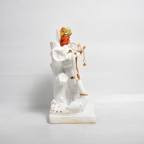 White Colour Radha Krishna Murti | Radha Krishna Idol Statue Showpiece Murti for Home |Decor Your Home