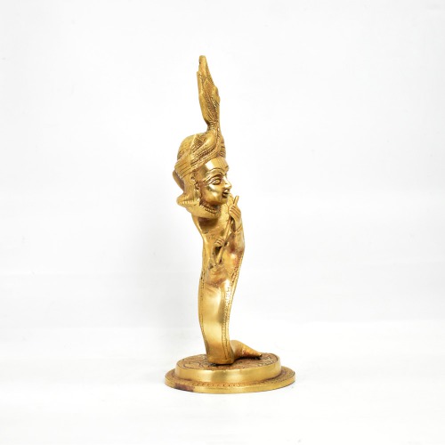 Flute Playing Krishna Brass Murti | Office And Gift Your Relatives | Showpiece Figurines | Krishna Brass Statue