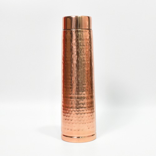 Golden Valley Hammered Copper Tamba Bottle for Water- 900Ml