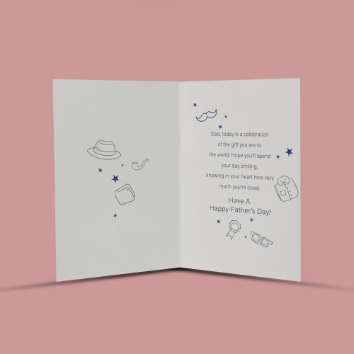 Fun Brave Patient Hero Wise Caring | Father's Day Greeting Card