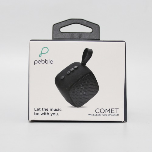 Pebble Comet TWS 5W Bluetooth Speaker In Built Microphone with FM PBS002 ( Black)
