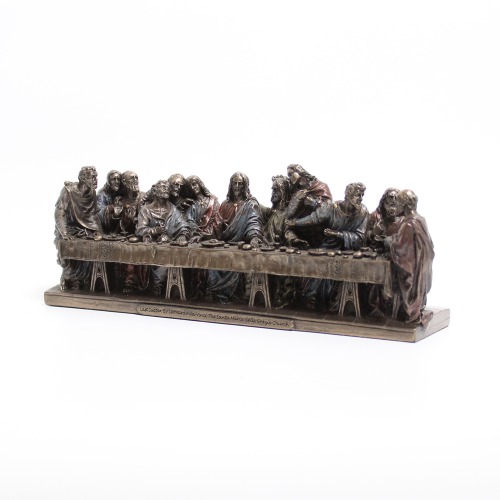 Religious Statues The Last Supper - Christian Tabletop Decoration for Home For Christmas And Festive Celebrations