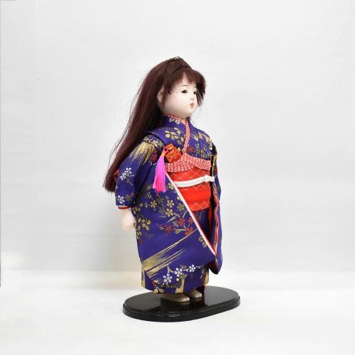 Oriental Japanese Kimono Kabuki Doll Geisha Action Figure Figurine Statue | Home Decoration Purple Red Clothes