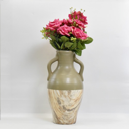 Flower Pot For Artificial Flowers Home Decoration | Flower Vase for Living Room and Office | Ceramic Flower Vases