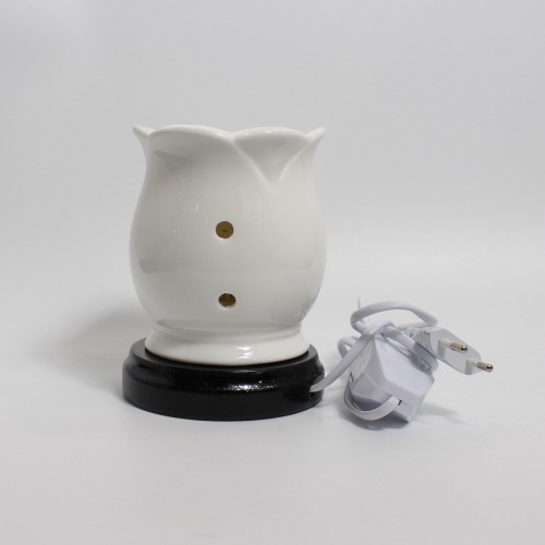 Pluggable Ceramic Oil Aroma Diffuser Burner Night Lamp