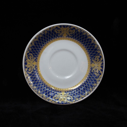 Blue Ceramic Printed Design Tea Cup And Saucer 6 Piece Set For Tea | Green Tea Or Coffee