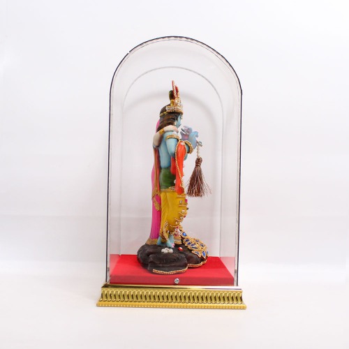 Radha Krishna With Peacock Cabinet Murti | Statue For Living Room | showpiece | Showpieces In Home | Car Dashboard