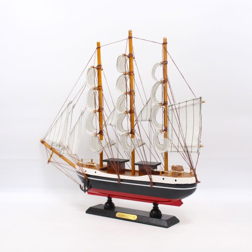 Antique Lucky Decorative Wooden Sailing Ship Showpiece Office Home Decoration Business Gifts