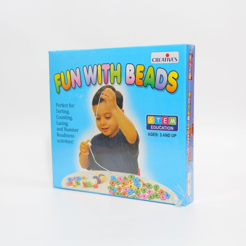 Fun with Beads Perfect For Sorting | Counting |Lacing | And Number Readiness Activities | Activity Games