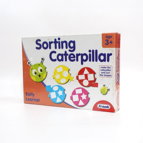 Frank Sorting Caterpillar Puzzle | Early Learner Educational Puzzle Set With Shapes | Educational Toys and Games