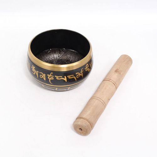 Singing Bowl Tibetan Buddhist Prayer Instrument With Striker Stick | Meditation Bowl | Music Therapy