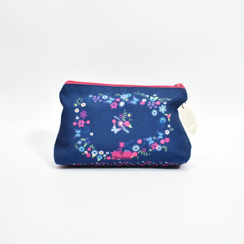 Pinaken Butterfly Bloom Cosmetic Bag For Women and Girls