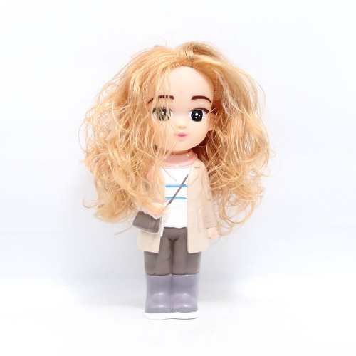 Standing Baby Girl Doll Shaped Money Saving Bank Toy for Kids | Showpiece | Decor | Kids | Piggy Bank
