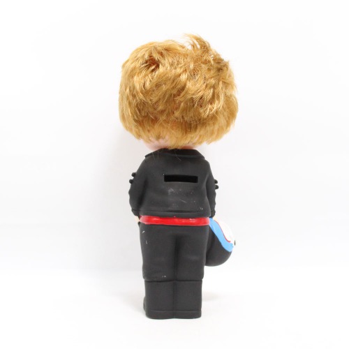 Short Hair Boy Doll Money Saving Bank Toy for Kids | Black | Showpiece | Decor | Kids | Piggy Bank