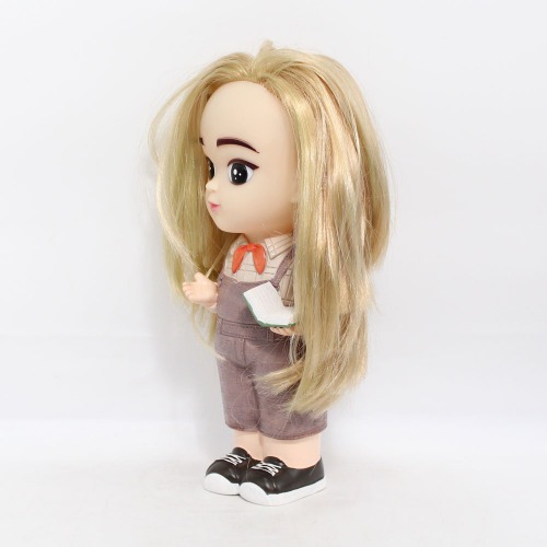 Long Hair Girl With Book Doll Money Saving Bank Toy for Kids | Showpiece | Decor | Kids | Piggy Bank