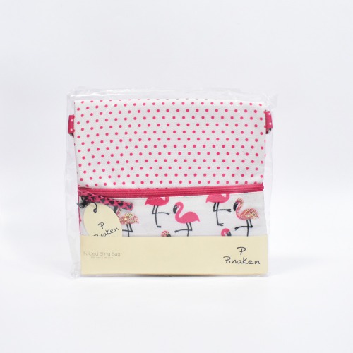 Flamingo Brush Sling Bag For Girls and Women
